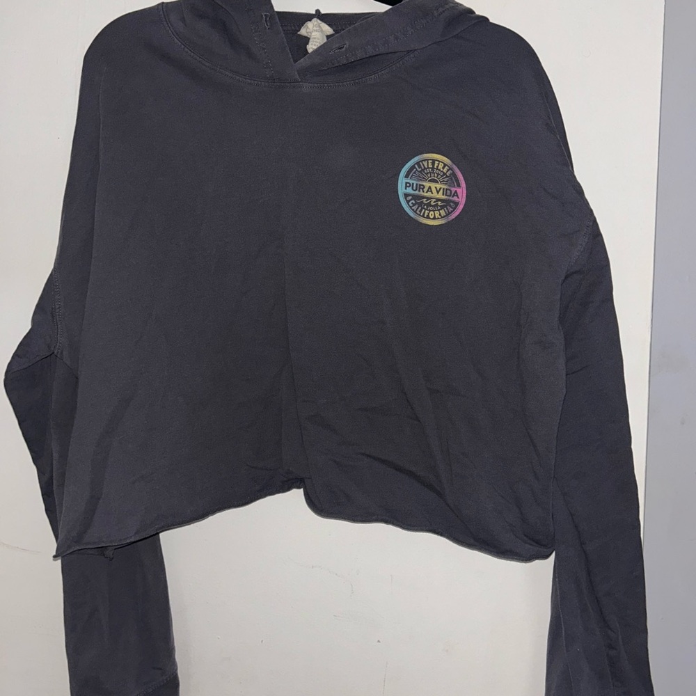 Pura Vida Charcoal Hoodie